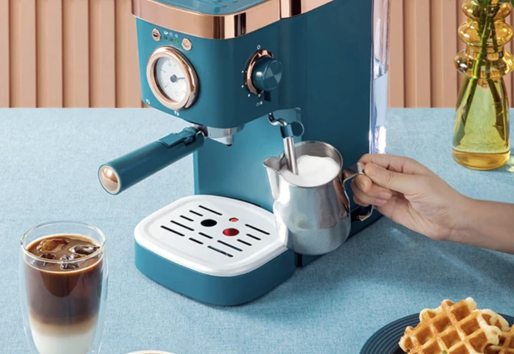 espresso coffee machine with milk frother