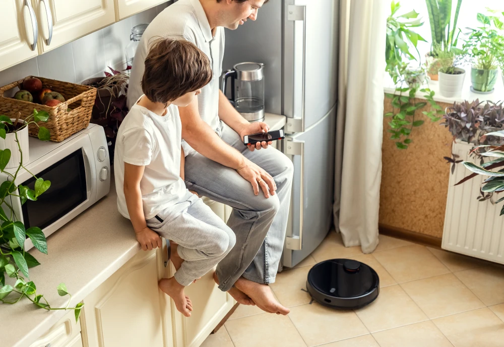 robot vacuum cleaner with docking station