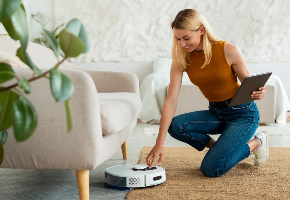 robot vacuum self cleaning